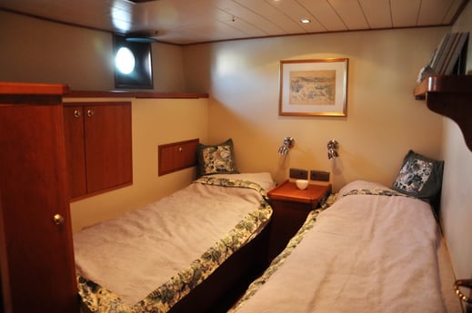 One of the two identical guest cabins.