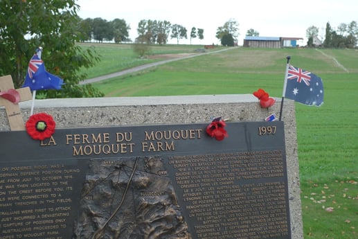 Mouquet Farm memorial